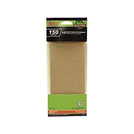 Gator 5041 Sanding Sheet, 3-2/3 in W, 9 in L, 150 Grit, Fine, Aluminum Oxide Abrasive, Paper Backing