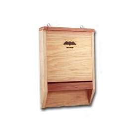 HEATH BAT-1 Bat House, 2-1/2 ft W, 11-1/2 ft D, 16-1/4 ft H, Cedar Wood
