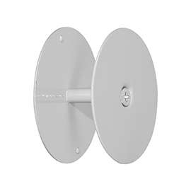 Defender Security U 9515 Hole Cover Plate, Steel, Painted, For: 1-3/4 in Thick Doors