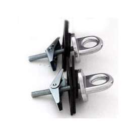 ProSource RT70557 Anchor Bolt, Heavy-Duty, Steel, Zinc, Rubber, Chrome, For: Truck Bed