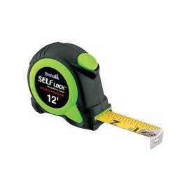 Self Lock Measuring Tapes, 5/8 in x 12 ft