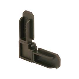 Make-2-Fit PL 7725 Square Cut Screen Frame Corner, Plastic, Bronze, For: Square-Cut Ends of 7/16 Aluminum Screen Frame