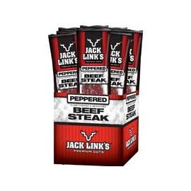 Jack Link's 02028 Beef Steak, Peppered Flavor, 1 oz Bag