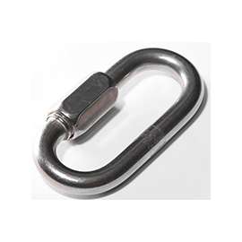 BARON 7350T-3/16 Quick Link, 440 lb Working Load, Steel, Zinc