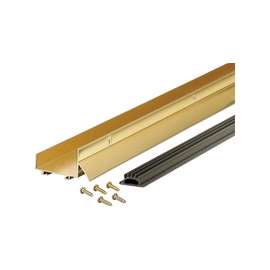 M-D DB003 Series 69591 Door Bottom with Drip Cap, 36 in L, 1-3/4 in W, 1-1/4 in H, Aluminum