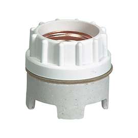 Eaton Wiring Devices 610-BOX Sign Receptacle, 250 VAC, 660 W, Porcelain Housing Material, White
