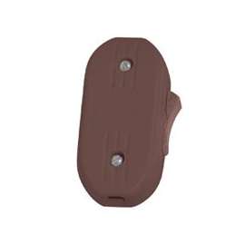 Eaton Wiring Devices 933 933B-BOX Switch, 3 A, 120 V, Screw Terminal, Phenolic, Brown