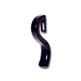 Village Ironsmith LT200 Lamb's Tongue, Steel, Black, For: 1-1/4 in Classic and Metropolitan Rail Systems