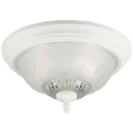 2 LGT WHT Ceil Fixture