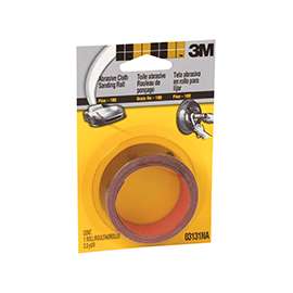 3M 03131 Sand Cloth Roll, 6 ft L, 1 in W, 180 Grit, Fine, Aluminum Oxide Abrasive