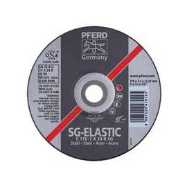 Depressed Center Grinding Wheel, 4 1/2 Dia, 1/4 Thick, 7/8 Arbor, Aluminum Oxide