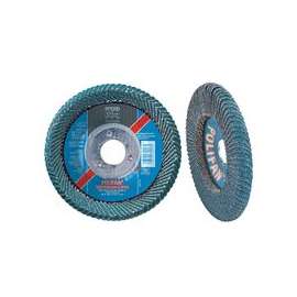 POLIFAN SGP Zirkon Curve Flap Discs, 4 1/2", 40 Grit, 5/8"-11 Arbor, 13,300 rpm