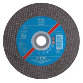 Type 1 SGP-INOX Flt Cut-Off Whl, 4 1/2 in Dia, .04 in Thick, 60 Grit, Alum Oxide