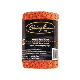 Stringliner 35491 Replacement Construction Line, 500 ft L Line, Black/Orange Line