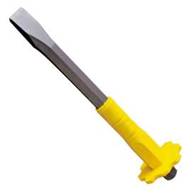 12"L x 1"W Chrome Vanadium Steel Flat End Cold Chisel with Satin Finish