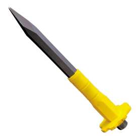 12"L x 5/32"W Chrome Vanadium Steel Point End Cold Chisel with Satin Finish