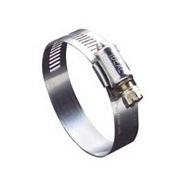 54 Series Worm Drive Clamp, 2" Hose ID, 7/8"-2 3/4" Dia, 201/301 Stainless Steel