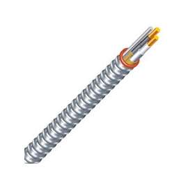 Southwire Duraclad 55274923 Armored Cable, 12 AWG Cable, 2 -Conductor, Copper Conductor, THHN/THWN Insulation