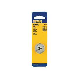 IRWIN 9331 Machine Screw Die, #10-32 Thread, NF Thread, Right Hand Thread, HCS