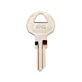 HY-KO 11010IN29 Key Blank, Brass, Nickel, For: ILCO Cabinet, House Locks and Padlocks