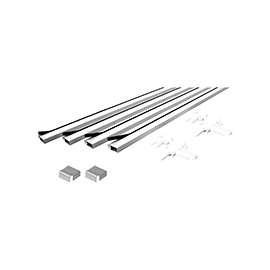 Make-2-Fit PL 7812 Screen Frame Kit, 3 ft L x 3/4 in W Dimensions, Aluminum, White, Painted, 10-Piece