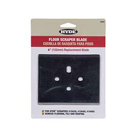 HYDE 19452 Hammer Scraper Blade, 6 in L, Carbon Steel