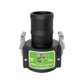 GREEN LEAF GLP200CNL Cam Lever Coupling, 2 in, Female x Hose Barb, Glass Filled Polypropylene