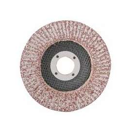 Flap Discs, Aluminum, Reg Thickness, T27, 4 1/2", 36 Grit, 7/8 Arbor, 13,300 rpm