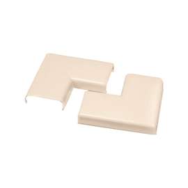 Wiremold NM6 Raceway Elbow, Flat, Non-Metallic, Plastic, Ivory