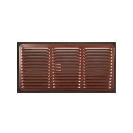 LOMANCO LomanCool C816BR Cornice Vent, 8 in L, 16 in W, 65 sq-ft Net Free Ventilating Area, Aluminum, Brown