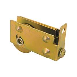 Prime-Line D 1540 Roller Assembly, 1-1/8 in Dia Roller, 5/16 in W Roller, Steel, 1-Roller, F-Tab Mounting