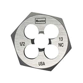 IRWIN 9445 Machine Screw Die, 1/2-20 Thread, NF Thread, Right Hand Thread, HCS