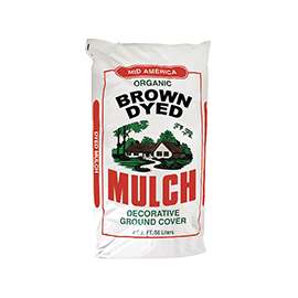 Mid-America 33334 Dyed Mulch, Brown Bag