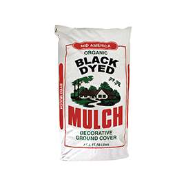 Mid-America 33335 Dyed Mulch, Black Bag