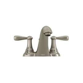 American Standard Marquette 7764SF Bathroom Faucet, 1.5 gpm, 2-Faucet Handle, Metal, Brushed Nickel, Lever Handle