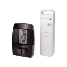 AcuRite 00606CASB Wireless Digital Thermometer, 32 to 122 deg F, +/-2 deg F Accuracy