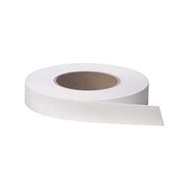3M Safety-Walk 7743 Resilient Tread, 60 ft L, 1 in W, Vinyl Backing, White