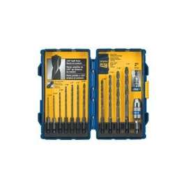 IRWIN 4935643 Impact Ready Drill Bit Set, 12-Piece, HSS, Black Oxide
