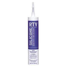 Contractor RTV Silicone Sealants, 10 oz, White