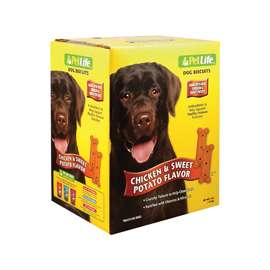 Pet Life 01004 Assorted Biscuit, Beef, Chicken, Turkey, Bacon and Sausage Flavor, 4 lb Bag