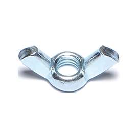 MIDWEST FASTENER 03805 Wing Nut, Cold Forged, Coarse Thread, 5/16-18 Thread, Steel, Zinc