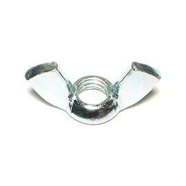 MIDWEST FASTENER 03806 Wing Nut, Cold Forged, Coarse Thread, 3/8-16 Thread, Steel, Zinc