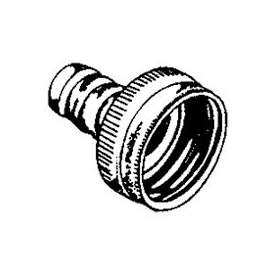 Plumb Pak PP850-81 Hose Coupling, 5/8 x 3/4 in, Hose x FHT