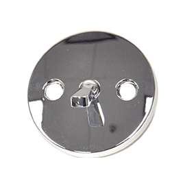 Danco 88975 Overflow Plate, Metal, Chrome, For: Existing Bathtub Fixtures