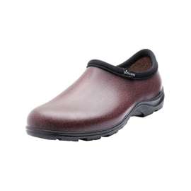 Sloggers 5301BN10 Comfort Rain and Garden Shoe, 10, Brown, Resilient Resin Upper