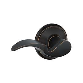 Schlage Avanti F10VAVA716 Passage Lever, Zinc, Aged Bronze