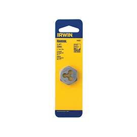 IRWIN 9423 Machine Screw Die, 1/4-28 Thread, NF Thread, Right Hand Thread, HCS