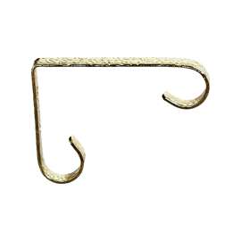 Landscapers Select GB0163L Planter Bracket, 4-1/4 L, Steel, Brass, Wall Mount Mounting
