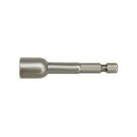 IRWIN 94812 Nutsetter, 1/4 in Drive, Lobular Drive, 2-9/16 in L, 1/4 in L Shank, Hex Shank