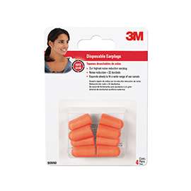 EARPLUG DISPOSABLE 4 PR/PK